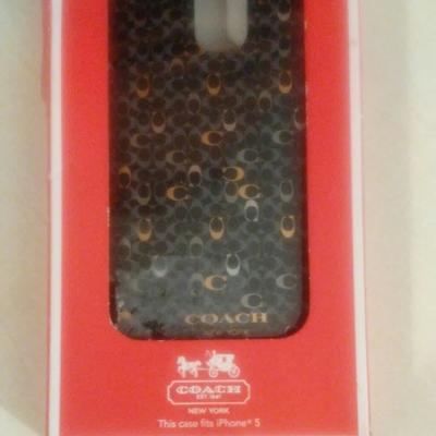 Coach Cell Phones & Accessories | Coach Iphone 5 Case | Color: Black/Gold | Size: Os
