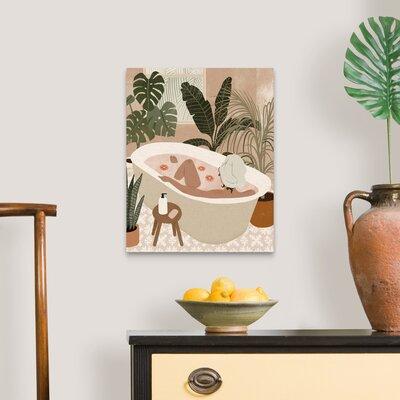 Bay Isle Home™ Home Spa II by Victoria Barnes - Painting Print Canvas in Green | 20 H x 16 W x 1.25 D in | Wayfair F5EA8A4C69D64F6D9D9472EE3BC77608