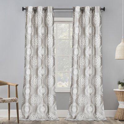 House of Hampton® Josh Paisley Room Darkening Thermal Grommet Single Curtain Panel Polyester | 96 H in | Wayfair F1A88529EFB943829E2AC97F7DEE9DA3