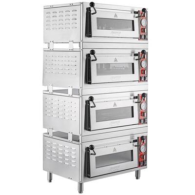 Avantco DPO-4S Quadruple Deck Pizza/Bakery Oven with Four Independent Chambers; (4) 1700W, 120V