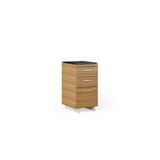 BDI Sequel 20 - 3-Drawer Vertical Filing Cabinet Wood in Gray/Black/Brown | 29 H x 15.25 W x 18 D in | Wayfair 6114 WL/S