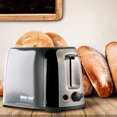 Better Chef 2 Slice Cool Touch Wide-Slot Toaster Stainless Steel | 6 H x 6 W x 5 D in | Wayfair 95095026M