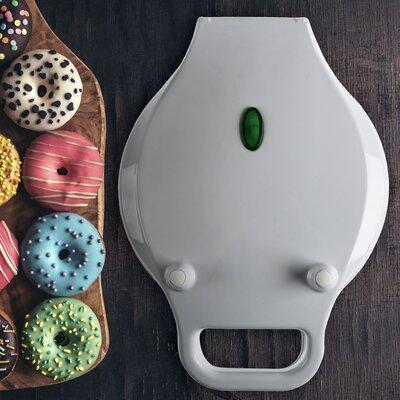 Chef Buddy Mini Donut Maker - Electric Baking Machine to Mold Little Doughnuts- Bake Chocolate, Glazed, & More | 4.5 H x 11 W x 7.75 D in | Wayfair