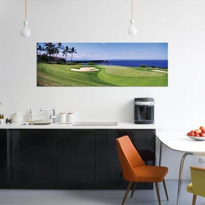East Urban Home 'Golf Course at the Oceanside, the Manele Golf Course, Lanai City, Hawaii, USA' Photographic Print on Canvas Canvas | Wayfair