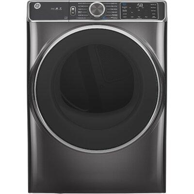 GE Appliances Smart 7.8 cu. ft. Gas Dryer w/ Powersteam & Washer Link in Gray, Size 39.75 H x 28.0 W x 32.0 D in | Wayfair GFD85GSPNDG