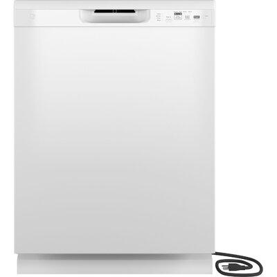 GE Appliances 24" 59 dBA Built-in Full Console Dishwasher in White | 34.625 H x 23.75 W x 24 D in | Wayfair GDF511PGRWW