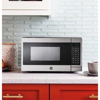 GE Appliances 18" 0.7 cu. ft. Countertop Microwave, Stainless Steel in Gray | 10.125 H x 17.25 W x 13 D in | Wayfair JEM3072SHSS
