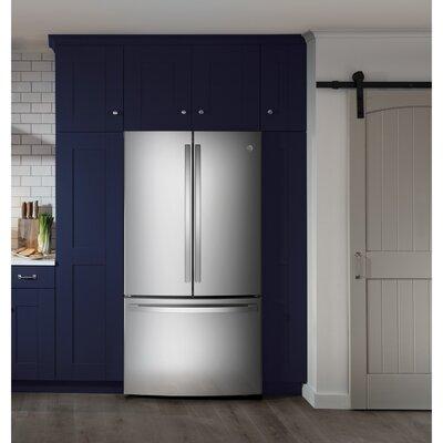 GE Appliances 36" French Door 28.7 cu. ft. Energy Star Refrigerator, Stainless Steel in Gray, Size 69.88 H x 35.75 W x 36.25 D in | Wayfair