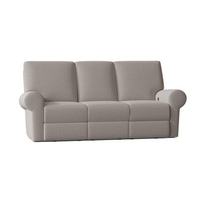 Wayfair Custom Upholstery™ Emily 90" Rolled Arm Reclining Sofa Other Performance Fabrics in Brown, Size 42.0 H x 90.0 W x 40.0 D in
