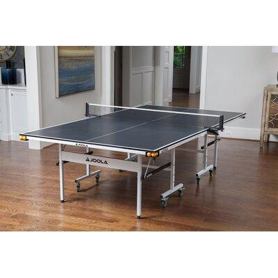 Joola USA JOOLA Rally - Professional MDF Indoor Table Tennis Table w/ Quick Clamp Net Set w/ Playback Mode Legs in Brown/Gray | Wayfair 11138