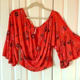Free People Tops | Cyber Monday Nwot Free People Flowy Top | Color: Red | Size: M