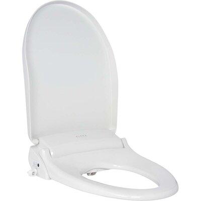ALPHA BIDET GXR Wave Round Toilet Seat Bidet Plastic Bidets in White | 5.4 H x 18 W x 21 D in | Wayfair GXR-RW