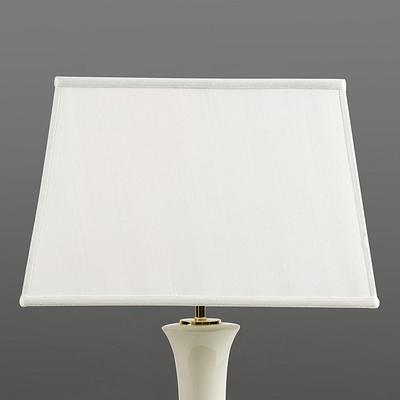 Couture Rectangular Lamp Shade - White - 10 1/2