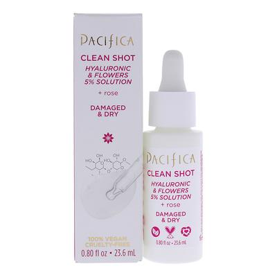Pacifica Skin Serums & Treatments Serum - Clean Shot Hyaluronic & Flowers 5% Solution
