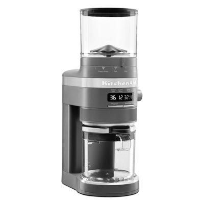 KitchenAid Electric Burr Coffee Grinder in Gray, Size 15.0 H x 8.25 W x 5.0 D in | Wayfair KCG8433DG