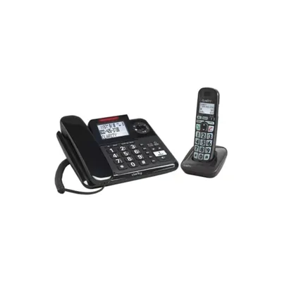 Clarity Black Amplified Phone System with Digital Answering System