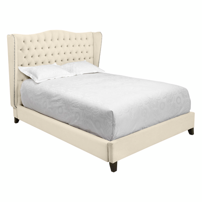 Jameson Bed Eastern King - Chenille Snow