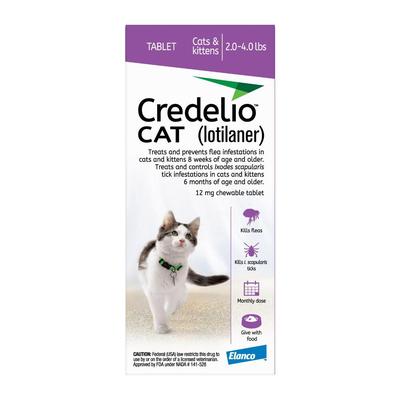 Credelio For Cats (12mg) 12 Doses