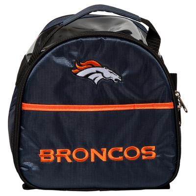 Navy Denver Broncos Single Ball Bowlilng Bag