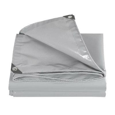 Konelia 12X20ft 18 Mil Premium Tarp Cover Extra Heavy Duty Thick Tarpaulin For Canopy, Pool, Car Hybrid, Polyester in Gray | Wayfair 04ODC0062FGY