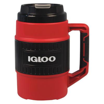 IGLOO 00031021 Insulated Mug,0.5 gal. Cap.,Red/Black