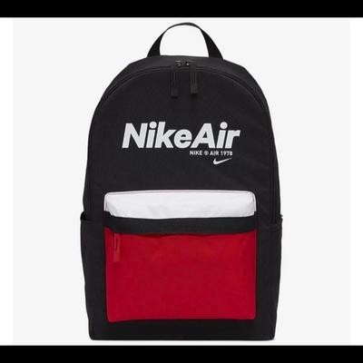 Nike Bags | Nike Air Heritage Backpack (Unisex) | Color: Black/Red | Size: Os