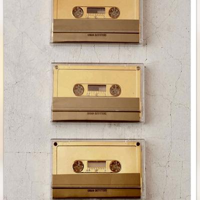 Urban Outfitters Other | Cassette Tape (3 Pack) Factory-Sealed | Color: Gold | Size: Os