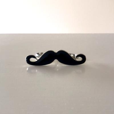 Urban Outfitters Jewelry | Mustache Ring | Color: Black/Silver | Size: Os