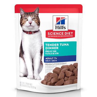 Hill's Science Diet Senior 7+ Tuna Wet Cat Food, 2.8 oz.