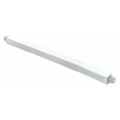 ZORO SELECT 15194 Towel Bar, 3/4 in H, 36 in W, 3/4 in D, Plastic, Unfinished