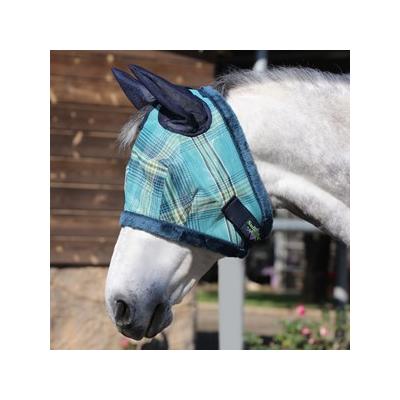 Kensington Fleece Fly Mask with Ears Made Exclusively For SmartPak - Large Pony/Yearling - Ocean Breeze