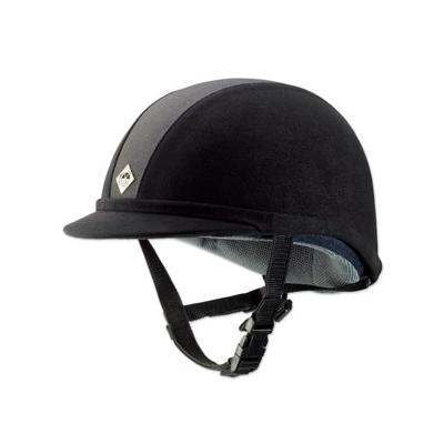 Charles Owen jR8 Plus Helmet - 7 1/8 - Regular - Black/Charcoal