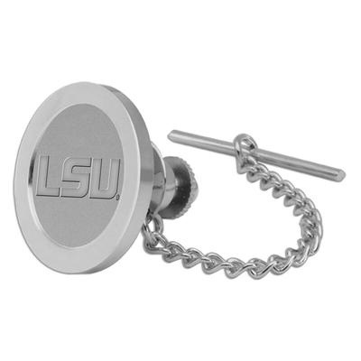 LSU Tigers Silver Tie Tack Lapel Pin