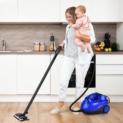 Costway Steam Cleaner Plastic in Blue | 28.5 H x 2...