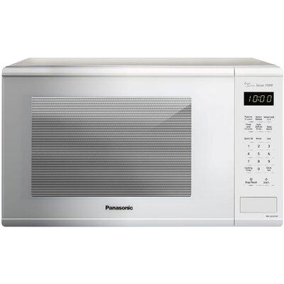 Panasonic 1.3 Cu Ft, 1100w, Non-inverter, White Body & Door, Glass in Black/White, Size 12.37 H x 20.43 W x 16.62 D in | Wayfair NN-SU656W