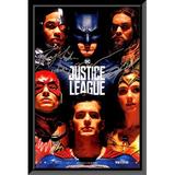 Dream on Ventures Justice League Cast Signed Movie Poster, Size 24.0 H x 36.0 W x 2.0 D in | Wayfair TJ174