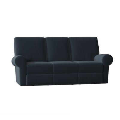 Wayfair Custom Upholstery™ Emily 90" Rolled Arm Reclining Sofa Polyester in Blue, Size 42.0 H x 90.0 W x 40.0 D in E384634225A1439DB66759AC73F17E3F