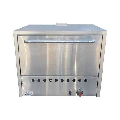 Cooler Depot NSF 36" Natural Gas Pizza Single Deck Single Oven in Gray | 28 H x 36 W x 26 D in | Wayfair PO31