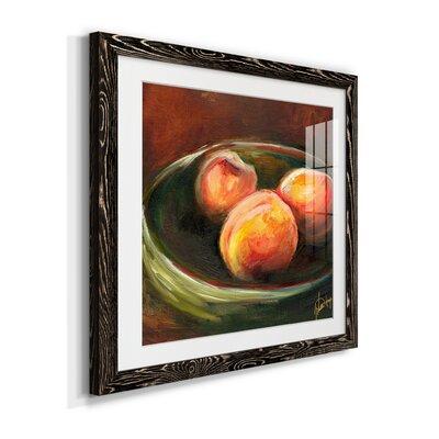 Wexford Home Printed Rustic Fruit II-Premium Framed Print - Ready To Hang Canvas, Solid Wood in Indigo/Pink/Red | 20 H x 20 W x 1.5 D in | Wayfair