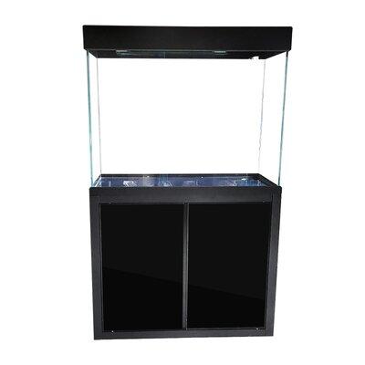 AQUA DREAM 110 Gallon Rectangle Aquarium Tank Glass (cost efficient & easy to clean) in Black | 61 H x 21.63 W x 38.37 D in | Wayfair AD-1060-ABK