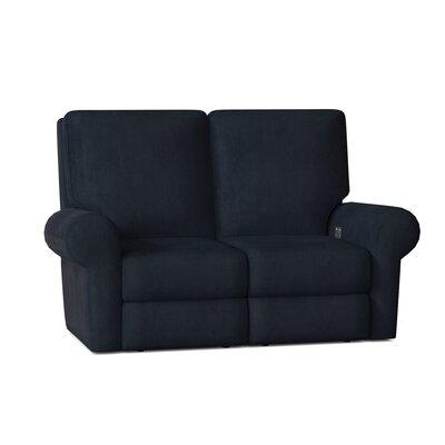 Wayfair Custom Upholstery™ Emily 68" Rolled Arm Reclining Loveseat in Blue, Size 42.0 H x 68.0 W x 40.0 D in 4687BA9D48EE42DFA0D6E5B945CA2098