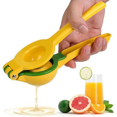 KATIER Easy To Use Hand Press 2-In-1 Fruit Juicer, Fastest Extraction Citrus Press For Party Drink Cocktail in Yellow | Wayfair KATIER883950a