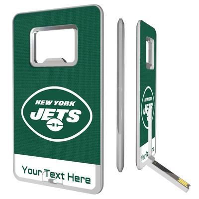 New York Jets Personalized Credit Card USB Drive & Bottle Opener
