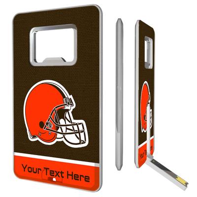 Cleveland Browns Personalized Credit Card USB Drive & Bottle Opener