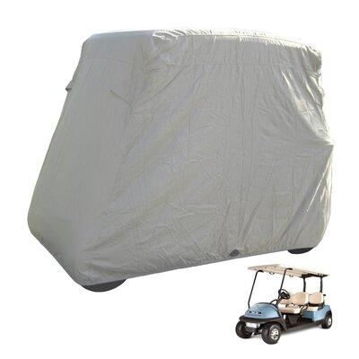 Covered Living 4 Passenger Golf Cart Storage Cover Polyester in Green, Size 66.0 H x 48.0 W x 112.0 D in | Wayfair golf 4 green