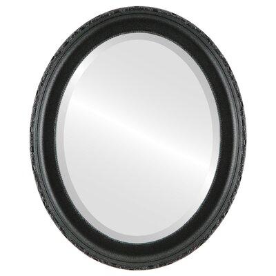Astoria Grand Reposa Beveled Accent Mirror in Black, Size 26.625 H x 20.625 W x 1.125 D in | Wayfair 135D6D1E1207436CBD0A45373F626FF9