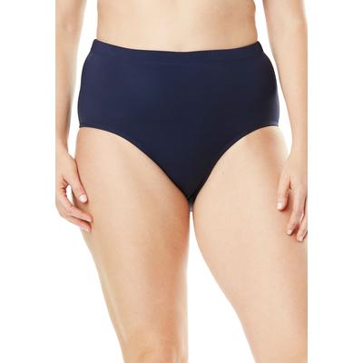 Plus Size Women's Full Coverage Brief by Swimsuits For All in Navy (Size 12)