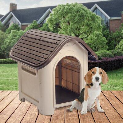 Archie & Oscar™ Mandy Plastic Dog House Plastic House in Gray, Size 25.9 H x 23.6 W x 29.3 D in | Wayfair 9FFF6C5998B042A996267FAFA99ADA17