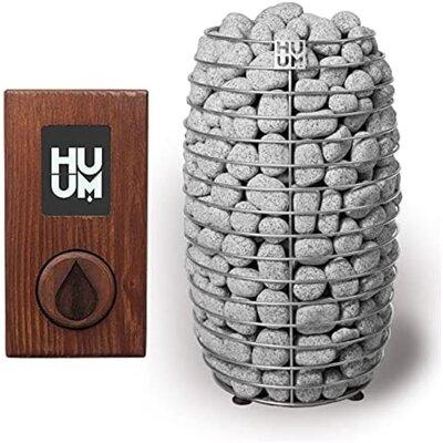 HUUM Hive Mini 6.0Kw Sauna Heater w  UKU WiFi Control, (Sauna Stones Included ) | 30 H x 22 W x 22 D in | Wayfair HIVEM6STUWB+WD