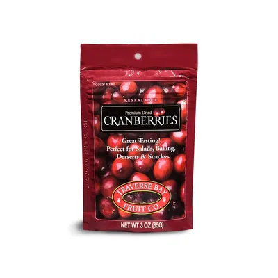 Traverse Bay Fruit Co. Premium Dried Cranberries (3 oz., 12 ct.)